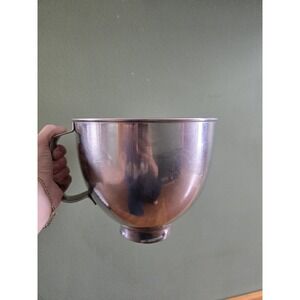 Stainless Steel Lockin KitchenAid Stand Mixing Bowl 5 QT Ksm150